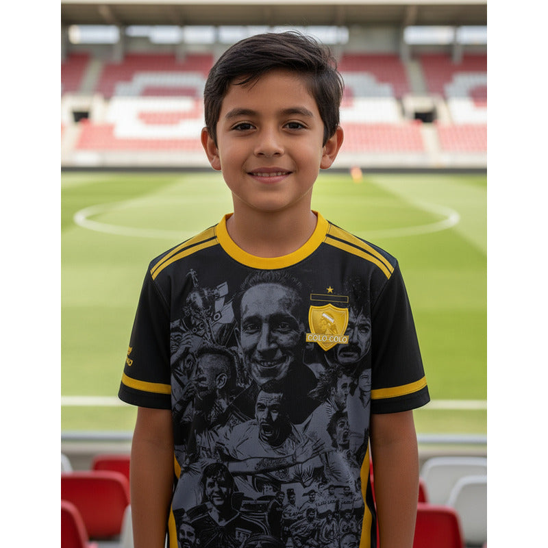 Camiseta Historia Colo Colo Para Hinchas Niños Y Adultos