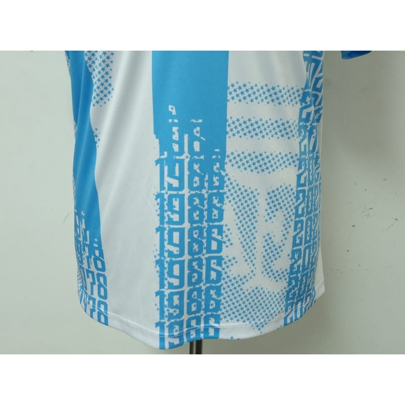 Camiseta Fantasia Argentina Campeon, Kempes, Maradona, Messi