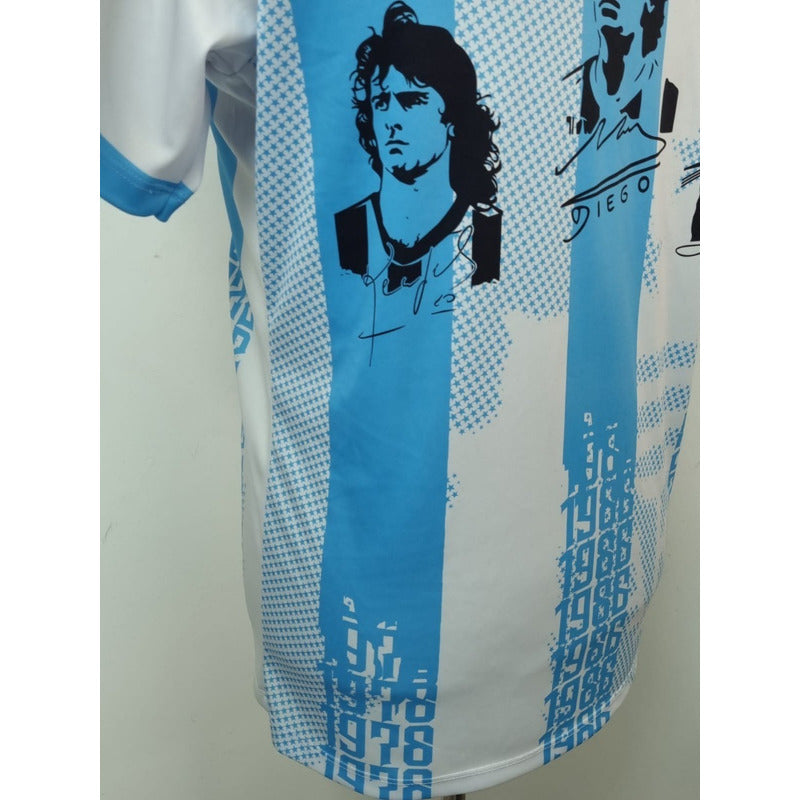 Camiseta Fantasia Argentina Campeon, Kempes, Maradona, Messi