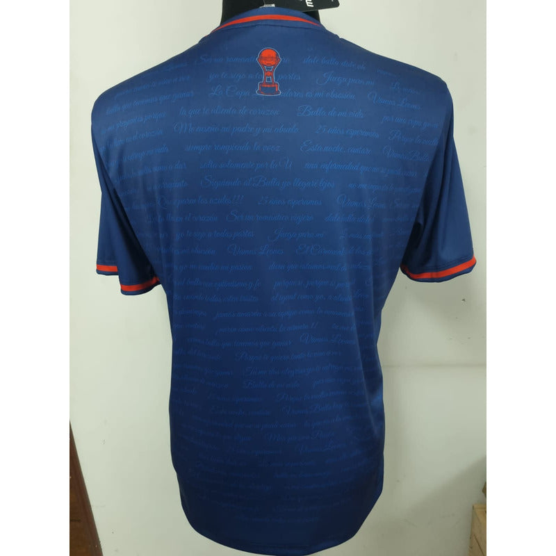 Camiseta U De Chile León Búho Hinchas Niños Y Adultos