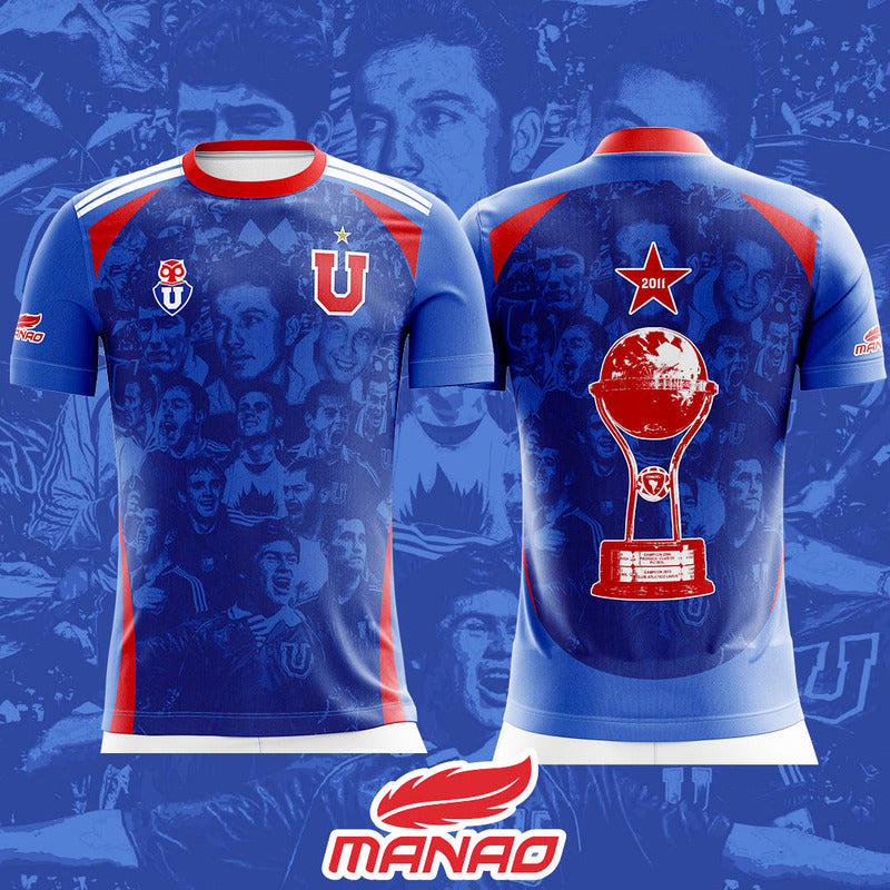 Camiseta Historia U. De Chile Para Hinchas Niños Y Adultos