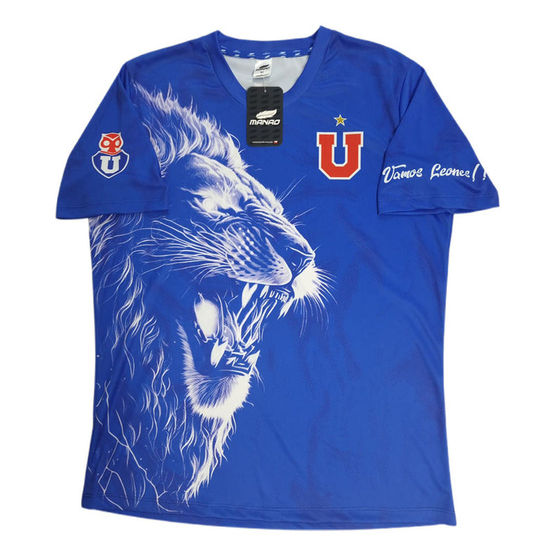 Camiseta Universidad de Chile León Blanco - Los Leones Azul