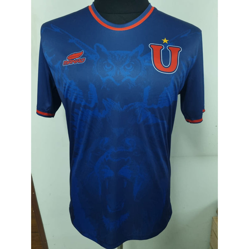 Camiseta U De Chile León Búho Hinchas Niños Y Adultos