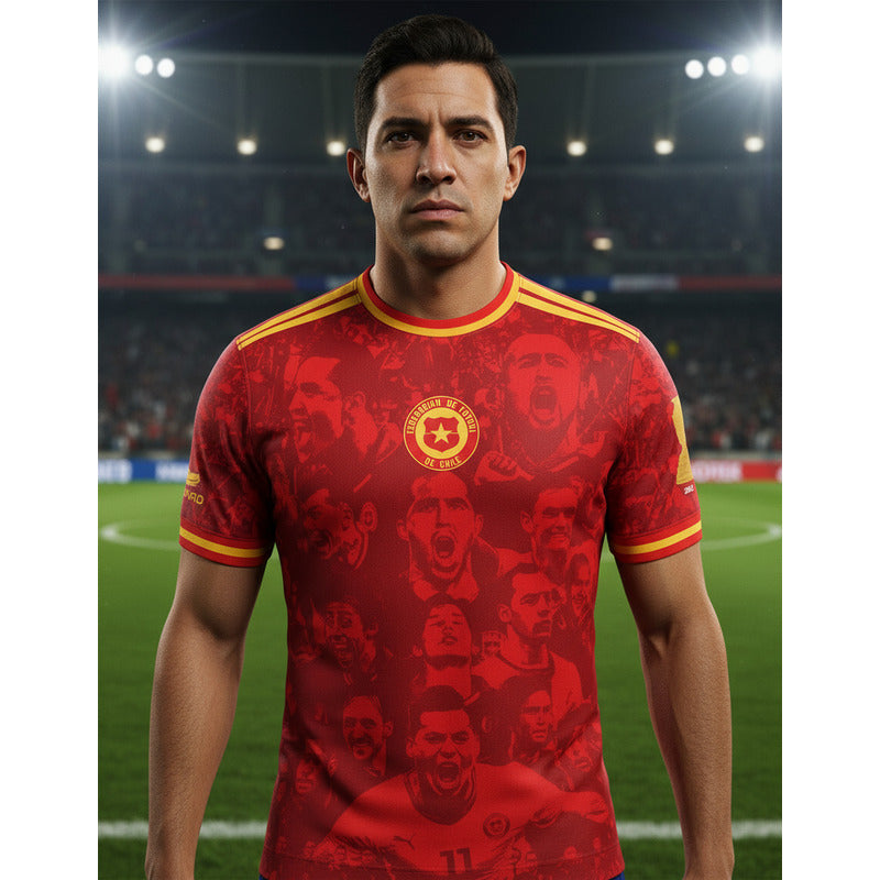 Camiseta Chile Generación Dorada  Tributo A Los Bicampeones