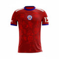 Camiseta Chile Jugadores Históricos 130 Años Conmemorativa