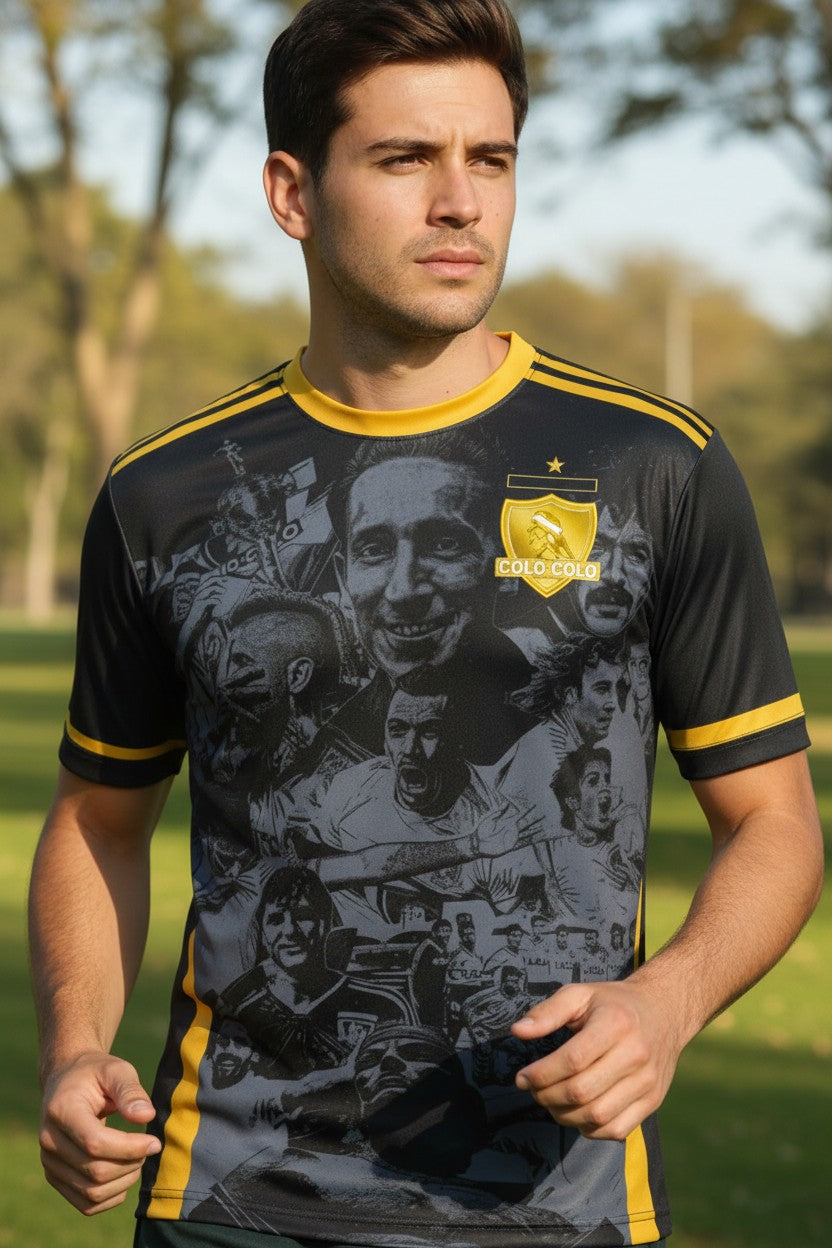 Camiseta Historia Colo Colo Para Hinchas Niños Y Adultos