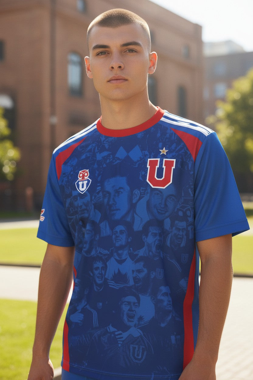 Camiseta Historia U. De Chile Para Hinchas Niños Y Adultos